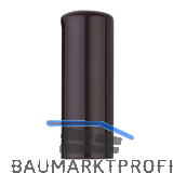 OTLAV Aufsteckh�lsen Typ 838, f�r T�rband Typ 495 � 20 mm,Kunststoff braun