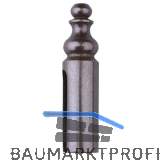 OTLAV Aufsteckh�lse Typ 838, f�r T�rband Typ495 � 16 mm, Messing bronze