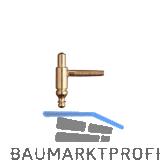 OTLAV Einbohrband Rahmenteil Typ 190, Band � 13 mm, Stahl vermessingt