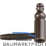 OTLAV Einbohrband Fl�gelteil Typ 190, Band � 14 mm, Stahl bronze