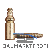 OTLAV Einbohrband Typ 190, Fl�gelteil, Band � 16 mm, Stahl vermessingt