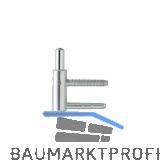 OTLAV Einbohrband Typ 495 3D Exacta,Rahmenteil, Band �16mm,Stahl verzinkt