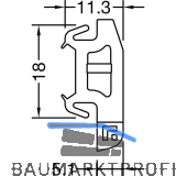 GUTMANN Halter H 50 zu Spree 24 OF, Kunststoff transparent