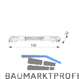 MACO Schlie�teil f�r Kunststoff zu MF, f�r E-�ffner, silberf�rbig (209979)