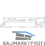 MACO Schlie�teil iS Euronut 7/8/4, Falzluft 12 mm, Positionszapfen 12x3 (96691)