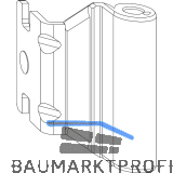 MACO Bandwinkel AS/PVC 12/22-13 mm, 120 kg, wei� (207895)
