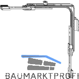 MACO MM Eckumlenkung SFG 2-flg 1iS 1 Schlie�teil silber (222210)