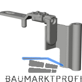 WINKHAUS Drehlagerband DL.K.20-9.LS.WS, 12/20-9V, 130kg, links, wei�