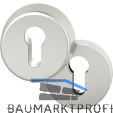 FSB Sicherheits-Zylinderrosette rund, Aluminium silber eloxiert