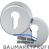 FSB Sicherheits-Zylinderrosette rund, Edelstahl matt