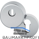 FSB Sicherheits-Zylinderrosette rund mit Kernziehschutz, Edelstahl matt