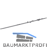 WINKHAUS Oberschiene OS2.1025-1, FFB 775-1025 mm, 1 Zapfen, silber