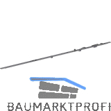 WINKHAUS Oberschiene OS2.1250-1, FFB 1000-1250 mm, 1 Zapfen, silber