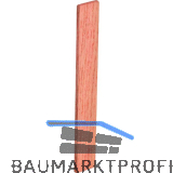 Holzklotz Esche lackiert 80 x 6 x 2 rot