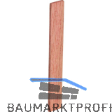 Holzklotz Esche lackiert 80 x 8 x 2 rot