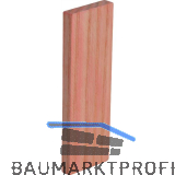 Holzklotz Esche lackiert 80 x 12 x 6 rot