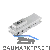 Mittelschloss US 20 Universal light, PZ, Glas 10 -12 mm, Edelstahl (03.617)