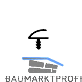 Dichtungsprofil PTD 3018, 3 mm Nut, Falz 11 mm, Kunststoff wei�