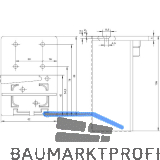 Schwellenhalter BRS Universal, Kunststoff schwarz