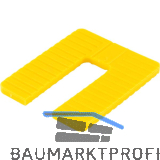 ROTO Euroklick Distanzplatte 65 x 52.5 x 4 gelb