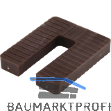 ROTO Euroklick Distanzplatte 65 x 52.5 x 10 braun