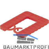 ROTO Euroklick Distanzplatte mit Sperrhaken 40 x 30 x 3 rot