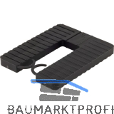 ROTO Euroklick Distanzplatte mit Sperrhaken 40 x 30 x 6 schwarz