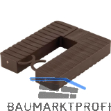 ROTO Euroklick Distanzplatte mit Sperrhaken 40 x 30 x 10 braun