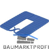 ROTO Euroklick Distanzplatte mit Sperrhaken 65 x 52.5 x 2 blau