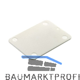 ROTO Unterlegplatte 40 x 60 x 1.5 aus Kunststoff wei�