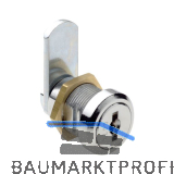 BURG-W�CHTER Universalzylinder ZS 77, Materialst�rke 1 - 10 mm, vernickelt SB