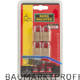 BURG-W�CHTER Vorhangschlossset 222 Quadro gleischsperrend, 15 mm SB-4