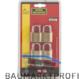 BURG-W�CHTER Vorhangschloss-Set 405 Quadro gleichsperrend, 30 mm SB-4