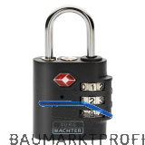 BURG-W�CHTER Vorhangschloss TSA 77, 30 mm SB