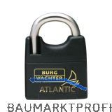BURG-W�CHTER Vorhangschloss Atlantic hoher B�gel, 50 mm, verschiedensperrend SB