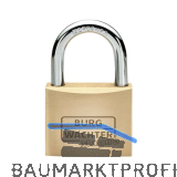 BURG-W�CHTER Vorhangschloss Magno 400E hoher B�gel,40/45, verschiedensperrend SB