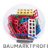 Justierkl�tze - Kunststoff, 80 x 50 x 7 mm, Kunststoff braun