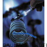 BURG-W�CHTER Spiral-Seilschloss 340 L mit Licht SB, L�nge 1800 mm