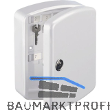 BURG-W�CHTER Schl�sselschrank Key Box, mit 15 Haken, Stahl wei�
