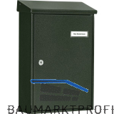 BURG Aufh�ngebriefkasten LETTER - Stahl verzinkt gr�n