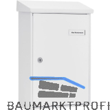 BURG Aufh�ngebriefkasten LETTER - Stahl verzinkt wei�