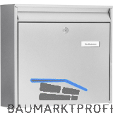 BURG Aufh�ngebriefkasten MAIL - Stahlblech verzinkt silberf�rbig