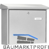BURG Aufh�ngebriefkasten JOURNAL - Stahlblech verzinkt silberf�rbig