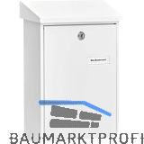 BURG Aufh�ngebriefkasten DAILY - Stahl verzinkt wei�