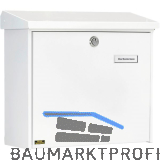 BURG Aufh�ngebriefkasten COMFORT - Stahl verzinkt wei�