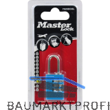 MASTER LOCK Vorhangschloss 7620 EURDCOLCC Zahlenschloss 20 mm, bunt, SB