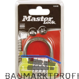 MASTER LOCK Vorhangschloss 1523 EURD Pro Sport Zahlenschloss, 64 mm, bunt, SB