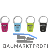 MASTER LOCK Karabinerschloss Ring 84 mm mit Zahlenkombination SB