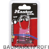 MASTER LOCK Kabelschloss 4688 EURD TSA mit Zahlenkombination, bunt, SB