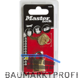 MASTER LOCK Vorhangschloss 120 EURD Messing, Breite 20 mm, verschsp. SB